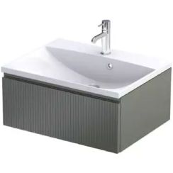 Oristo Brylant Kabinett 59.6x45.5x25 cm Unterschrank hängend grün OR36-SD1S-60-17R