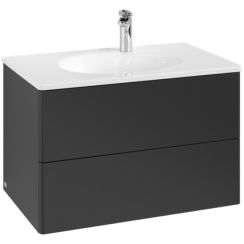 Villeroy & Boch Antao Kabinett 78.8x49.6x50.4 cm Unterschrank hängend schwarz K04000PD