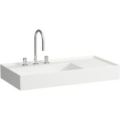 Laufen Kartell Waschbecken 90x46 cm rechteckig Klassisch-Möbel weiß glanz H8183380001121