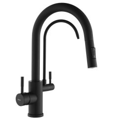 Rea Eco Fresh wasserhahn mit wasserfilter stehend schwarz REA-B7564