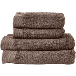 Zone Denmark Classic Handtuchset 140x70 cm Baumwolle braun 28640