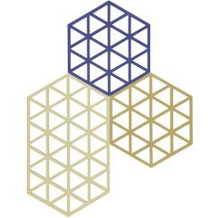 Zone Denmark Triangles Küchenständer 24x14x cm Farbmischung 32706