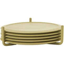 Zone Denmark Singles Glasuntersetzer 10x10x3.1 cm grün 32231