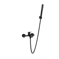 Invena Alonia badewannen- und duscharmatur Wand schwarz BW-70-004-V