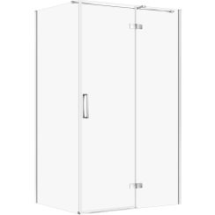 Cersanit City Dusche 120x90 cm rechteckig chrom Glanz/durchsichtiges Glas S584-088