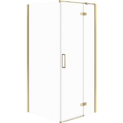 Cersanit City Dusche 90x90 cm quadratisch gold Glanz/durchsichtiges Glas S584-109