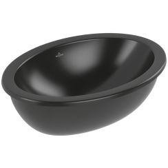 Villeroy & Boch Loop & Friends umywalka 56x38 cm owalna podblatowa czarna 4A5501R7
