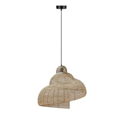 Light Prestige Shella Pendelleuchte 1x15 W rattan LP-1806/1P 60cm