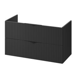 Cersanit Tirso Kabinett 99.4x44.6x57.2 cm Unterschrank hängend schwarz S1017-012