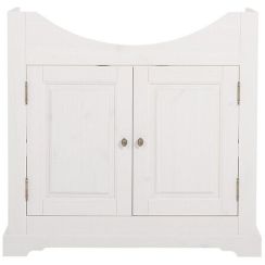 Comad Romantic Kabinett 85x32x81 cm Unterschrank stehend weiß ROMANTIC 861-U85