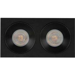 TK Lighting Prisma Eingebaute Lampe 2x10 W schwarz 10579