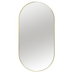 Ars Longa Scandi Spiegel 60x120 cm oval gold SCANDI60120-ZS