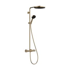 Hansgrohe Pulsify S Duschset Wandmontage mit Thermostat mit Kopfbrause || 24236140