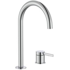 Roca Ona bateria umywalkowa stojąca chrom A5A389EC00