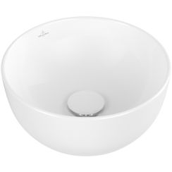 Villeroy & Boch Artis umywalka 32,5x32,5 cm okrągła nablatowa stone white 438932RW