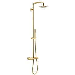 Actima Round Termo Duschset Wandmontage mit Thermostat gold ARAC.SY.107GB