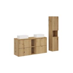 Set Kabinett Comad Nova Oak NOVA OAK A 82-50-2S, Kabinett Comad Nova Oak NOVA OAK A 80-03-2D(W80-01A), NOVA OAK 81-20-39, UN-GAJA35-SW 78570A(35), NOVA OAK A 89-120
