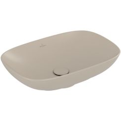 Villeroy & Boch Loop & Friends umywalka 56x38 cm prostokątna nablatowa CeramicPlus almond 4A4900AM