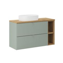 Set Kabinett Comad Line Reed Green LINE REED GREEN D 82-80-2S, Waschbecken Comad Beyond BEYOND 5 WHITE ( E-6564 ), NOVA OAK 81-20-39, NOVA OAK A 89-100