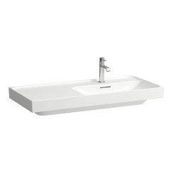 Laufen Meda Waschbecken 100x46 cm rechteckig Möbel weiß glanz H8171170001091