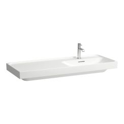 Laufen Meda Waschbecken 120x46 cm rechteckig Möbel weiß glanz H8171190001041
