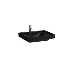 Laufen Meda Waschbecken 60x46 cm rechteckig Möbel schwarz H8171117161041