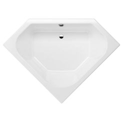 Kronenbach Cube Eckbadewanne 145x145 cm linksseitig weiß KBABE1450