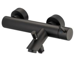 Kronenbach Lima 2.0 Black Badewannen- und Duscharmatur Wandmontage schwarz 100.1100SMKB