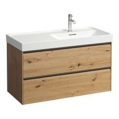 Laufen Meda Badschrank 98.4x44.8x51.5 cm Unterschrank hängend eiche H4217420112671