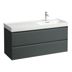 Laufen Meda Badschrank 118x45x51.5 cm Unterschrank hängend grau H4217620112661