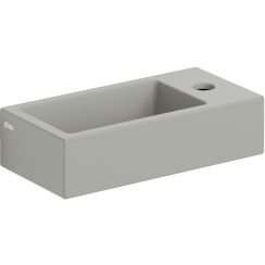 Clou Flush Waschbecken 36x18 cm rechteckig Klassisch-Aufsatzwaschbecken grauer Stein CL/03.32030