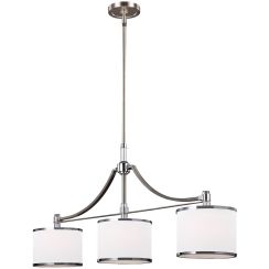 Elstead Lighting Prospect Park Pendelleuchte 3x60 W chrom-nickel FE-PROSPECT-PARK-3P