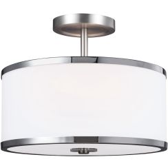 Elstead Lighting Prospect Park Pendelleuchte 2x60 W chrom-nickel FE-PROSPECT-PARK-SF