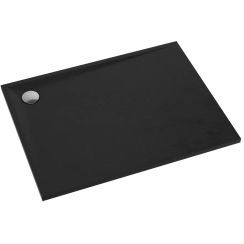 Schedline Libra Black Stone Rechteckige Duschwanne 100x80 cm schwarz 3SP.L1P-80100/C/ST