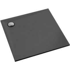 Schedline Libra Anthracite Stone Quadratische Duschwanne 90x90 cm anthrazit 3SP.L1K-9090/A/ST