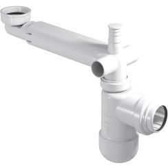 Cersanit Siphon für das Waschbecken flaschen weiß S1000-1002
