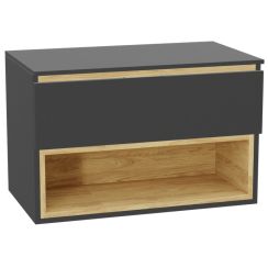 Set Schrankkorpus Excellent Tuto 2.0 MLEX.2171.800.GRBL, Naphtha-Arbeitsplatte Excellent Tuto 2.0 MLEX.2111.800.GR, MLEX.2151.800.01.GR