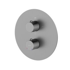 Oltens Katla Badewannen- und Duscharmatur Unterputz mit Thermostat graphit 34600400