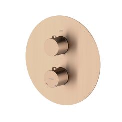 Oltens Katla Badewannen- und Duscharmatur Unterputz mit Thermostat kupfer gebürstet 34600610