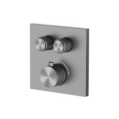 Oltens Onega Badewannen- und Duscharmatur Unterputz mit Thermostat graphit 34602400