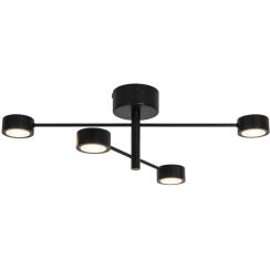 Nordlux Clyde Deckenlampe 4x16 W schwarz 2412260103