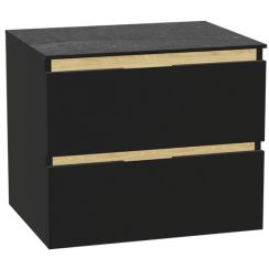 Set Schrankkorpus Excellent Tuto 2.0 MLEX.2172.600.BKBL, Naphtha-Arbeitsplatte Excellent Tuto 2.0 MLEX.2116.600.MA, MLEX.2151.600.01.BK