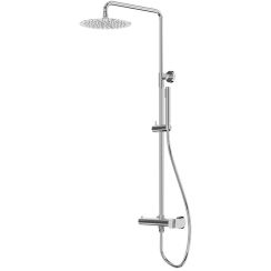 LaVita Spark Duschset Wandmontage mit Regenbrause chrom 5900378342281