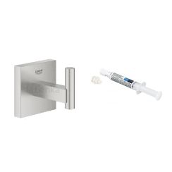 Set Handtuchhalter Grohe Start Cube 40961DC0, Kleber Grohe QuickGlue 41127000