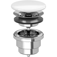 Villeroy & Boch Waschbeckenstöpsel weiß 68350001