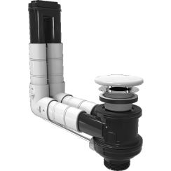 Villeroy & Boch ViFlow Siphon für das Waschbecken weiß 68370001