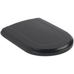Villeroy & Boch Hommage Toilletensitz absenkautomatik schwarz 8809S1R7