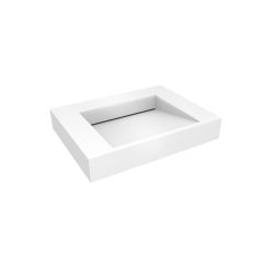 Oltens Stila Waschbecken 60x45 cm rechteckig Klassisch weiß 40000000