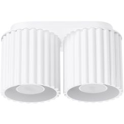 Sollux Lighting Aura Deckenlampe 2x10 W weiß SL.1780