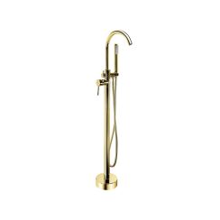 Rea Lungo badewannen- und duscharmatur freistehend gold REA-B7499